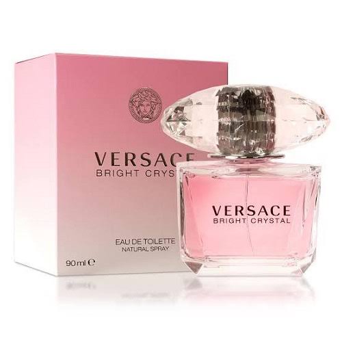 عطر گرمی ورساچه کریستال برایت صورتی Versace Bright Crystal رایحه خنک، گلی و میوه‌ای اورجینال خرید مستقیم با ضمانت اصالت